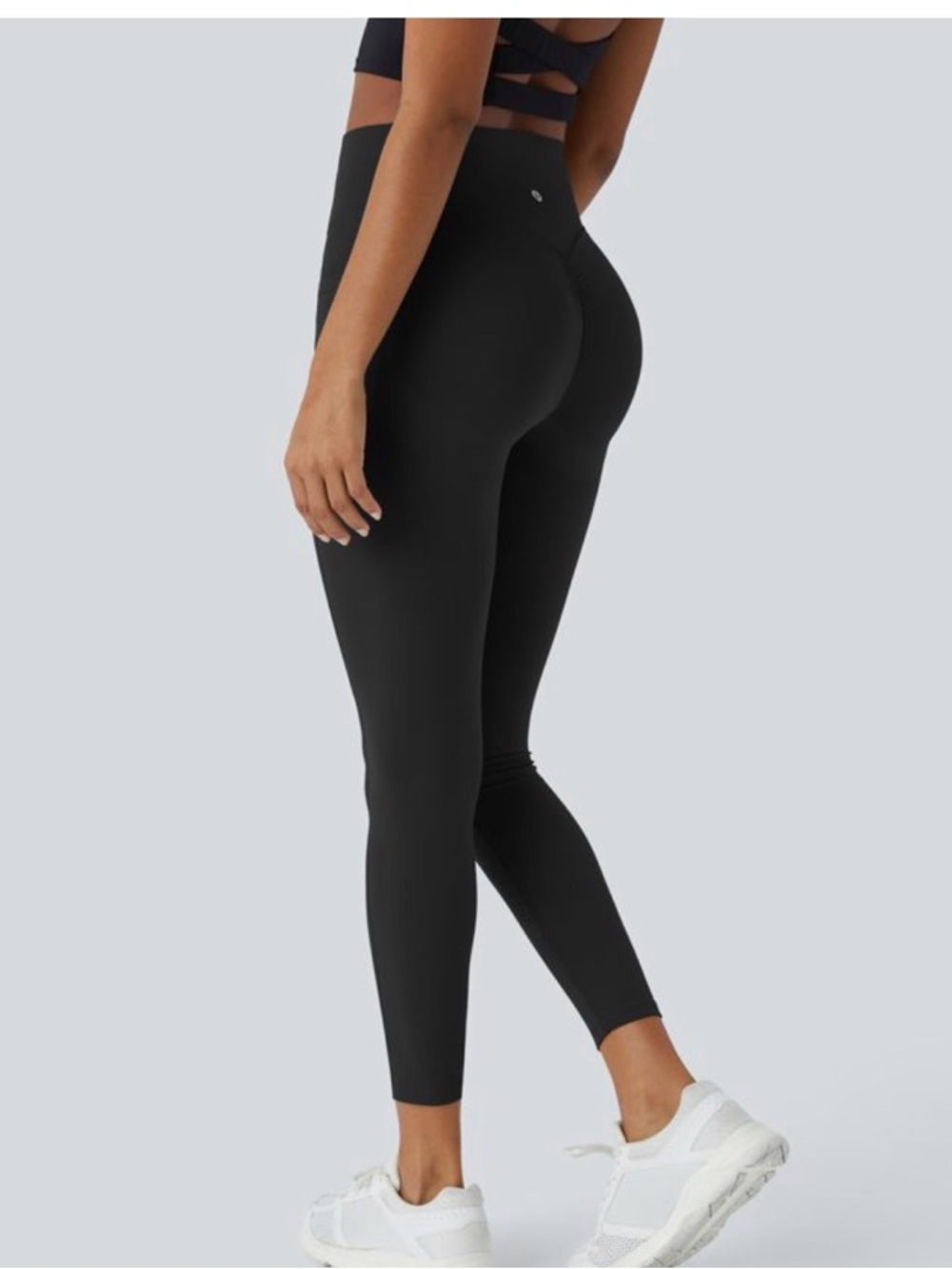 HALARA Black Ultra-Lift High-Waist Leggings with Back Scrunch W/ Tummy Control
